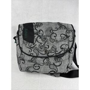 Dakine Brooke Messenger Laptop Black/Gray/Green Lining, Shoulder Pad Crossbody
